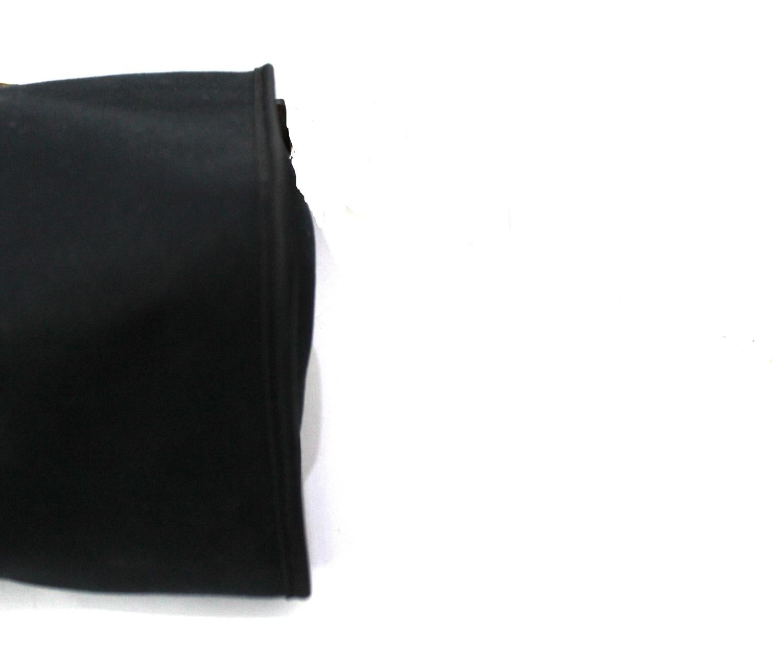 Hermès Black Canvas and Leather Herbag Zip 39 Bag 3