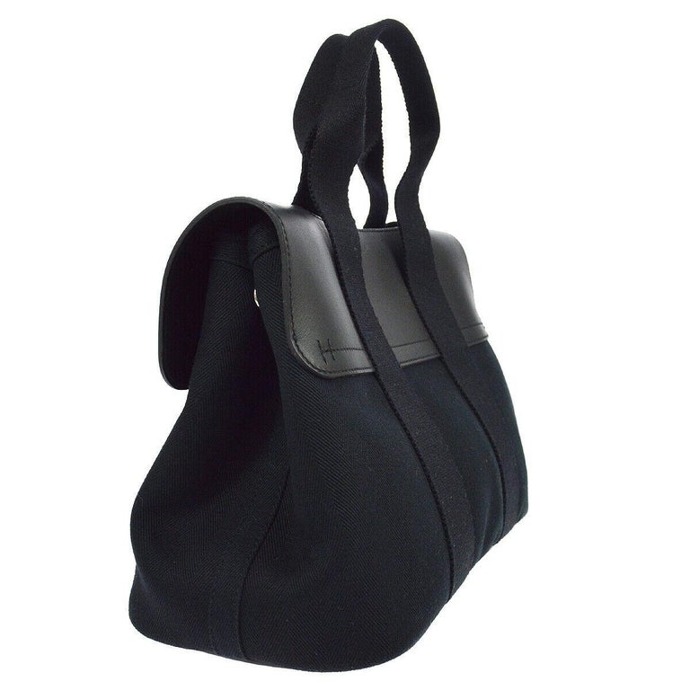 TIGER PRINT MEDIUM BACKPACK 43 IN BLACK CANVAS AND LEATHER TRIM