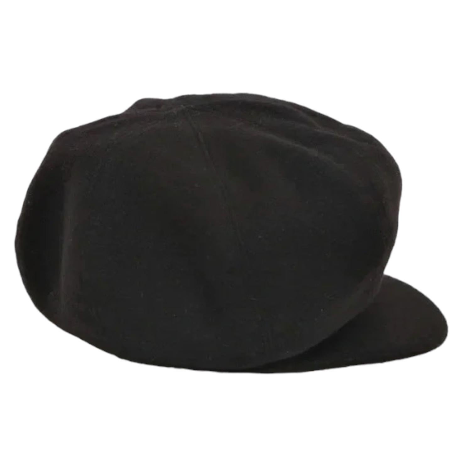 Hermes Black Cashmere Cap Hat Sz 56 Vintage

Light wear to the cashmere.
Inside acetate lining clean, there is wear to the interior grosgrain lining.
S stamped purchased from Hermes private sale.

Please Note, This scarf is Pre-owned.
We make every
