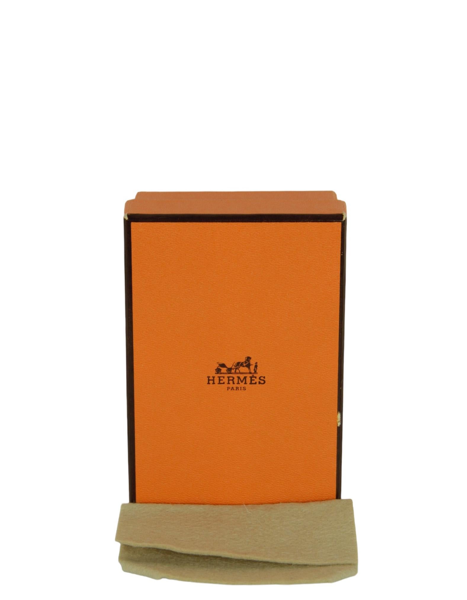 Hermes Black Chevre Leather Mini Bearn Wallet PHW en venta 3