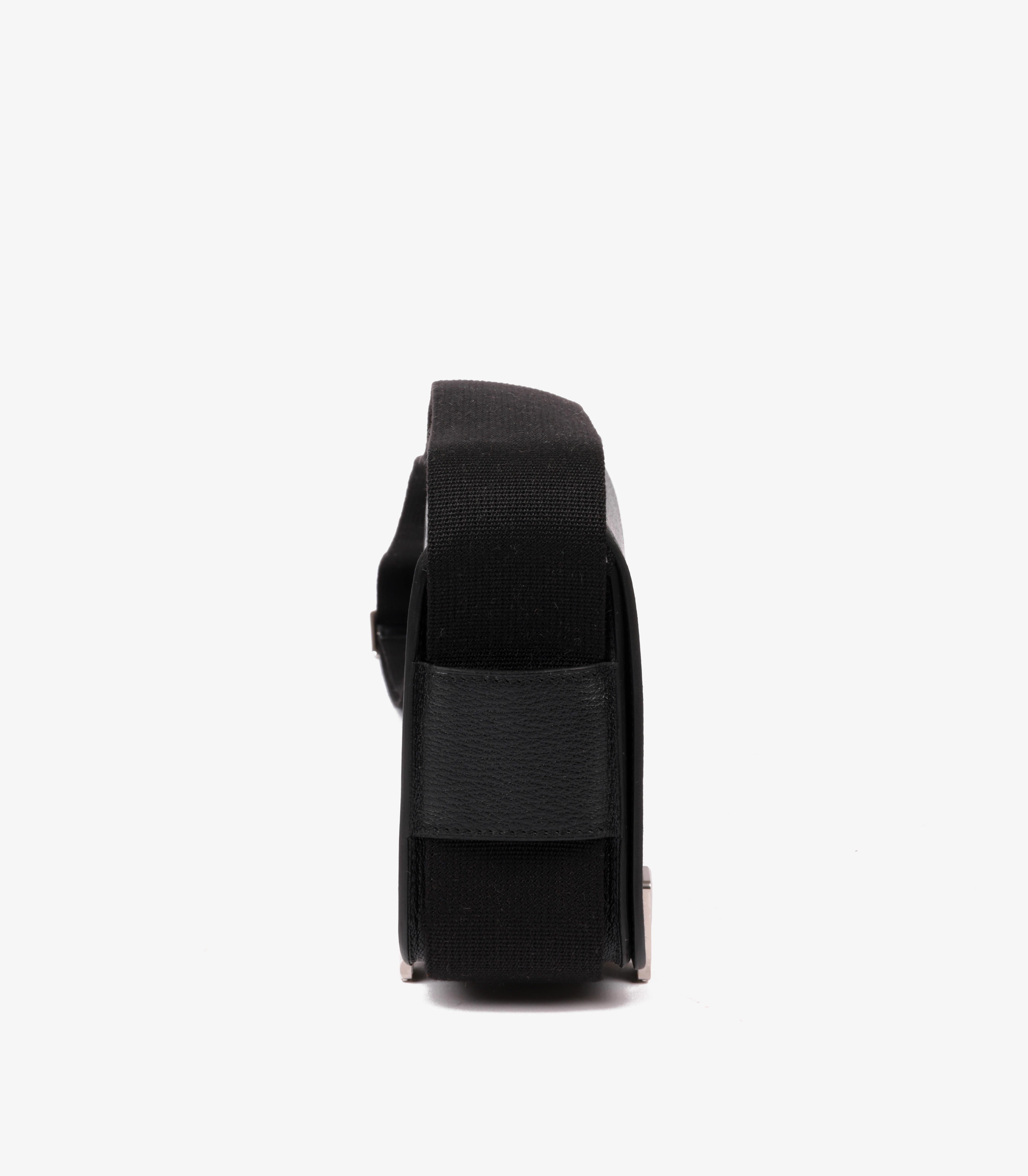 Women's or Men's Hermès Black Chèvre Mysore Leather Geta