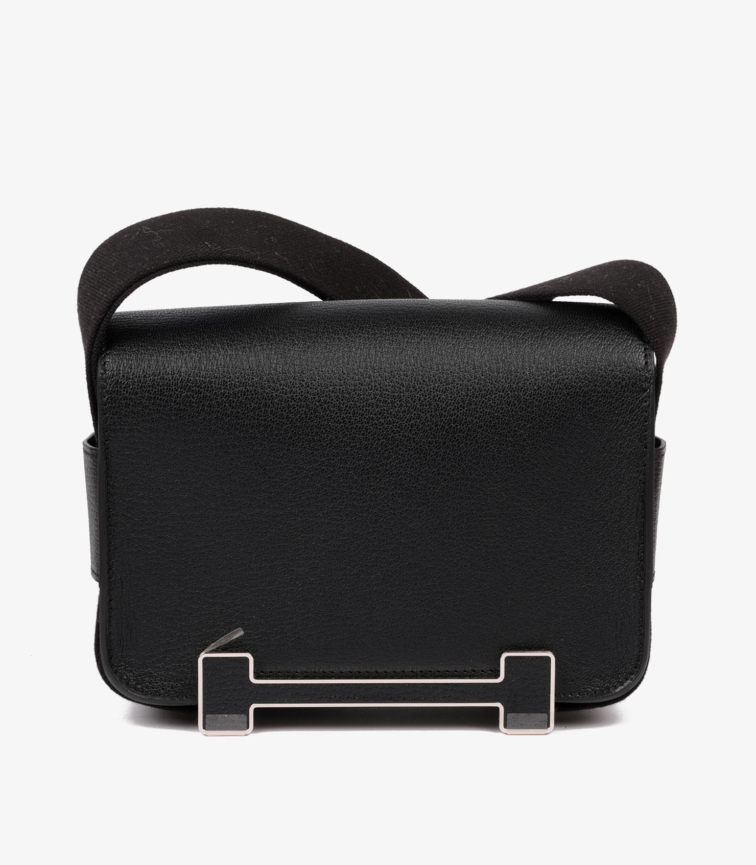 Hermès Black Chèvre Mysore Leather Geta 2