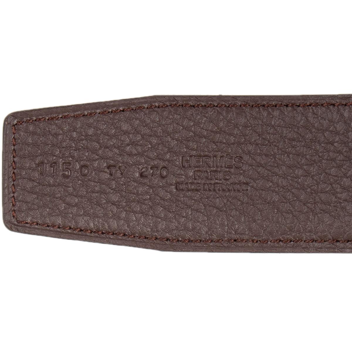 dark brown hermes belt