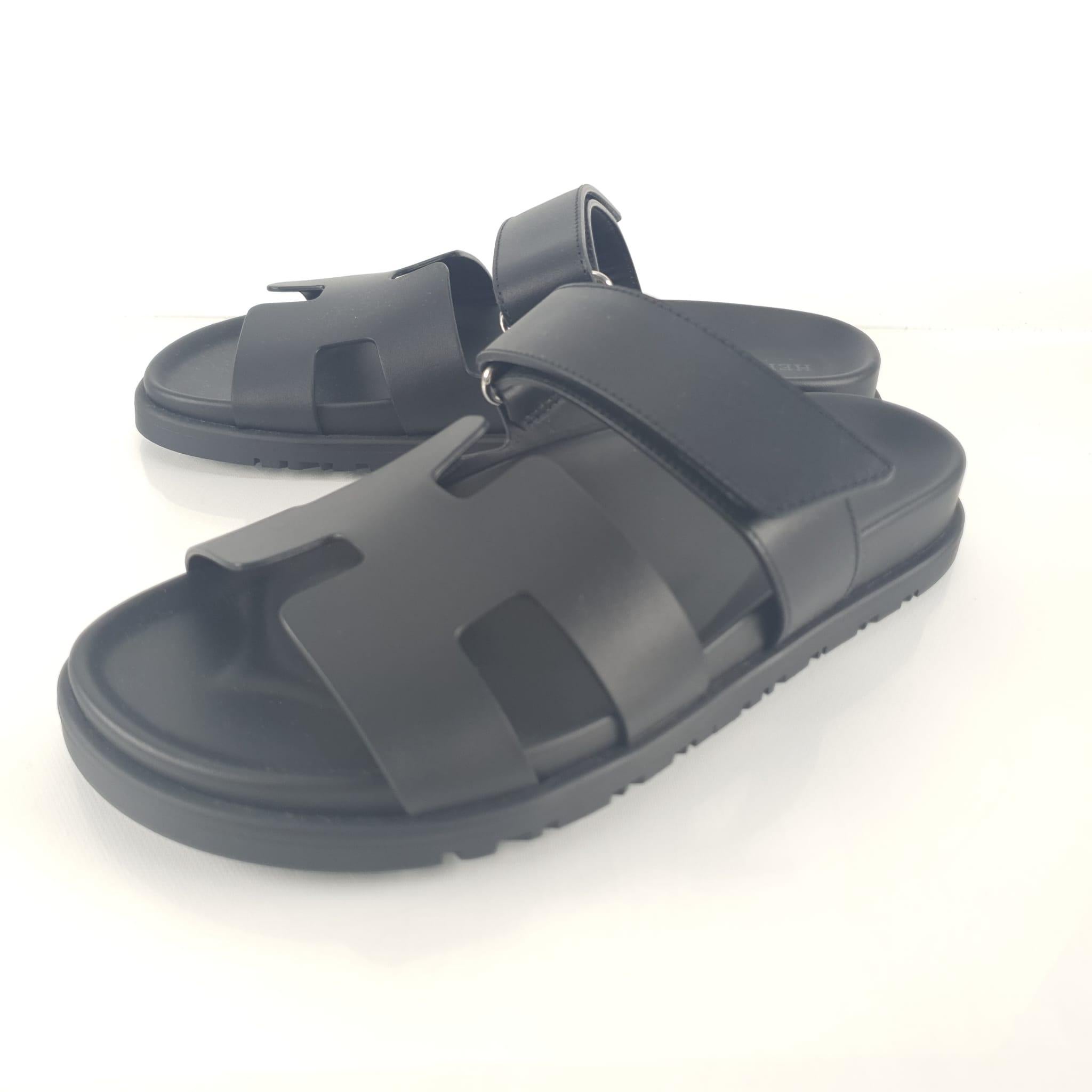 Hermes Chypre sandale Noir taille 39 Neuf - En vente à Nicosia, CY