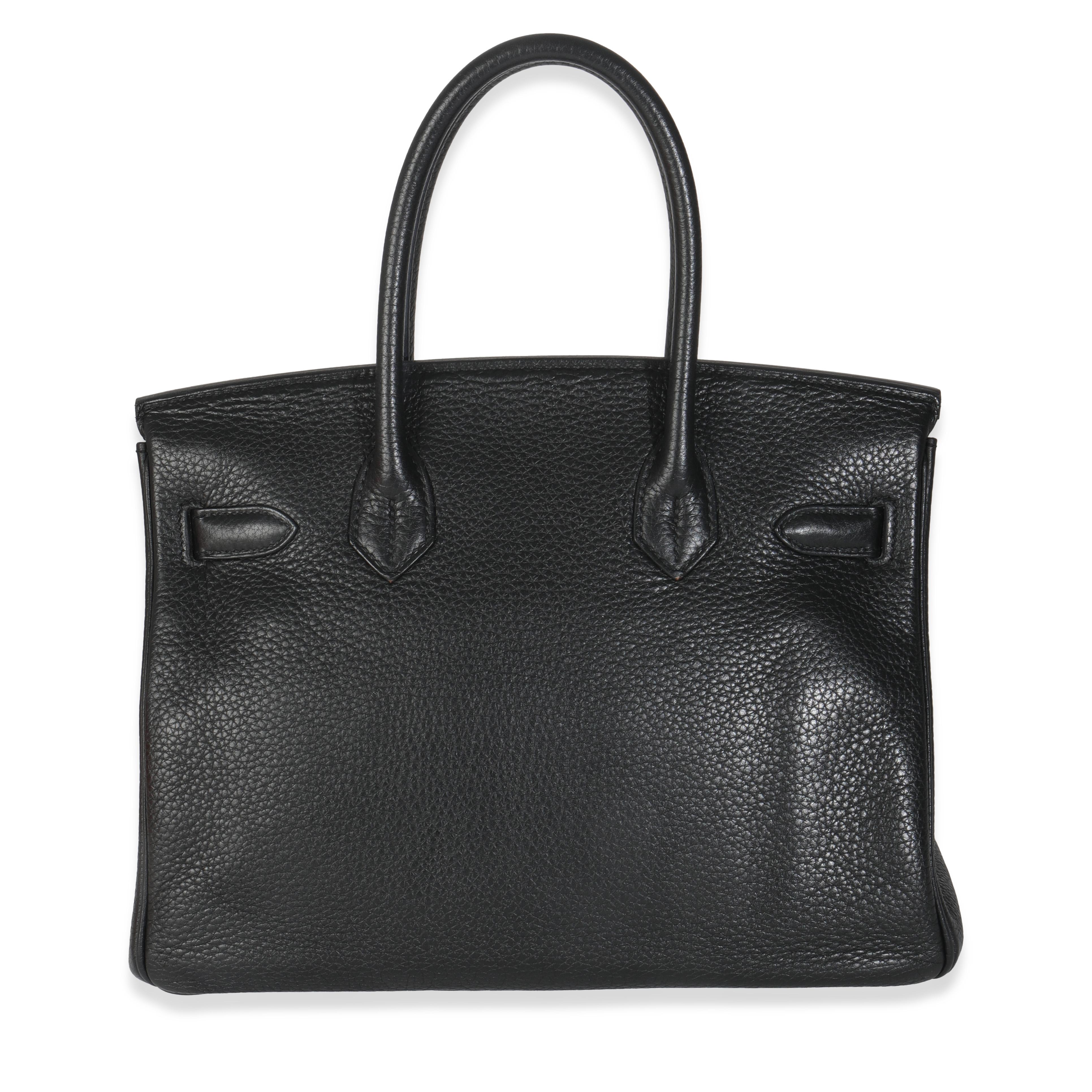Listing Title: Hermès Black Clemence Birkin 30 PHW
SKU: Z145245
Condition: Pre-owned 
Condition Description: The elusive Birkin bag from Hermès was designed after then-artistic director, Jean-Louis Dumas, was sat next to Jane Birkin on a flight from