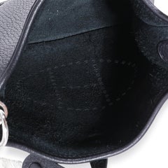 Hermès Black Clémence Evelyne TPM PHW
