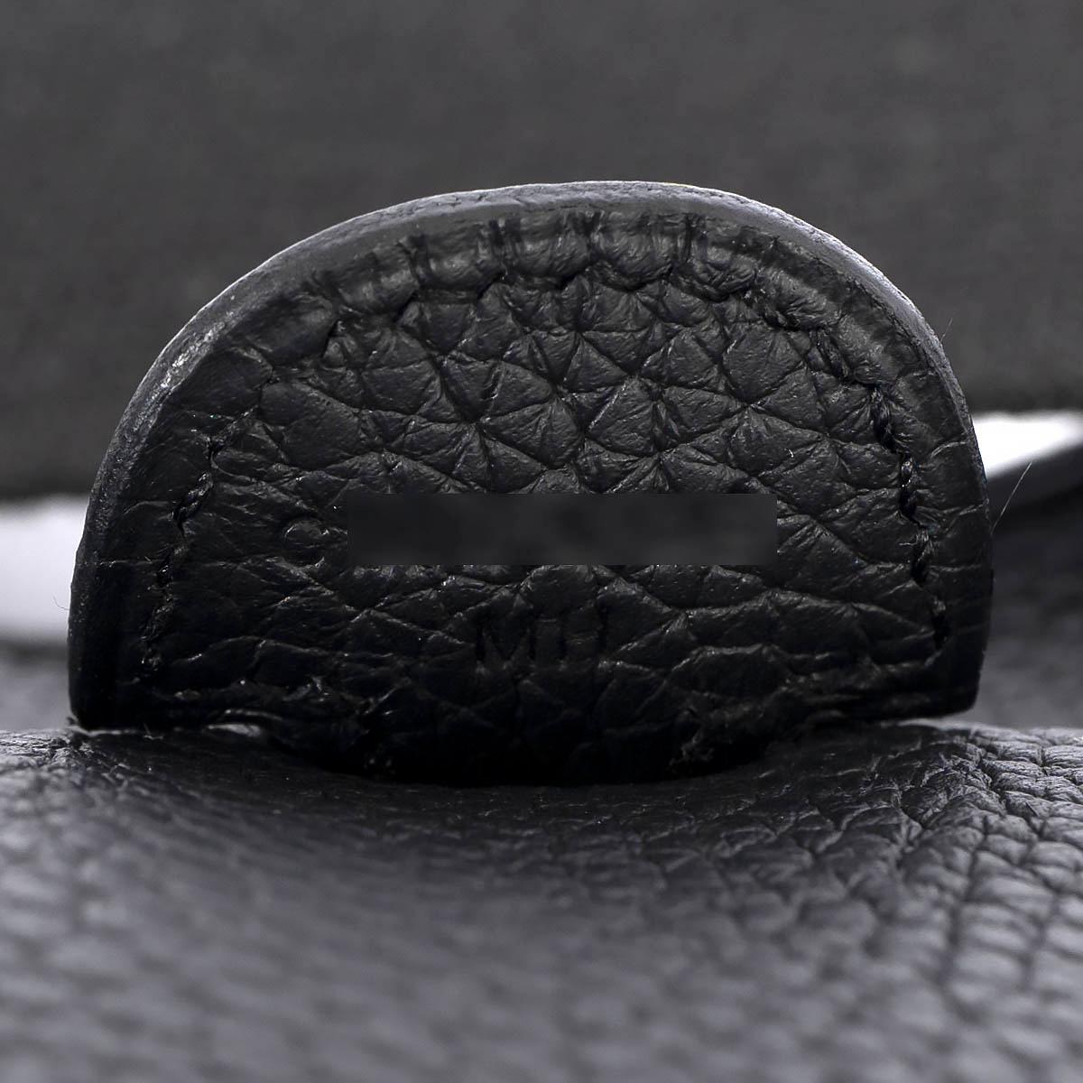 HERMES black Clemence leather EVELYNE lll 29 Crossbody Bag Phw For Sale 4
