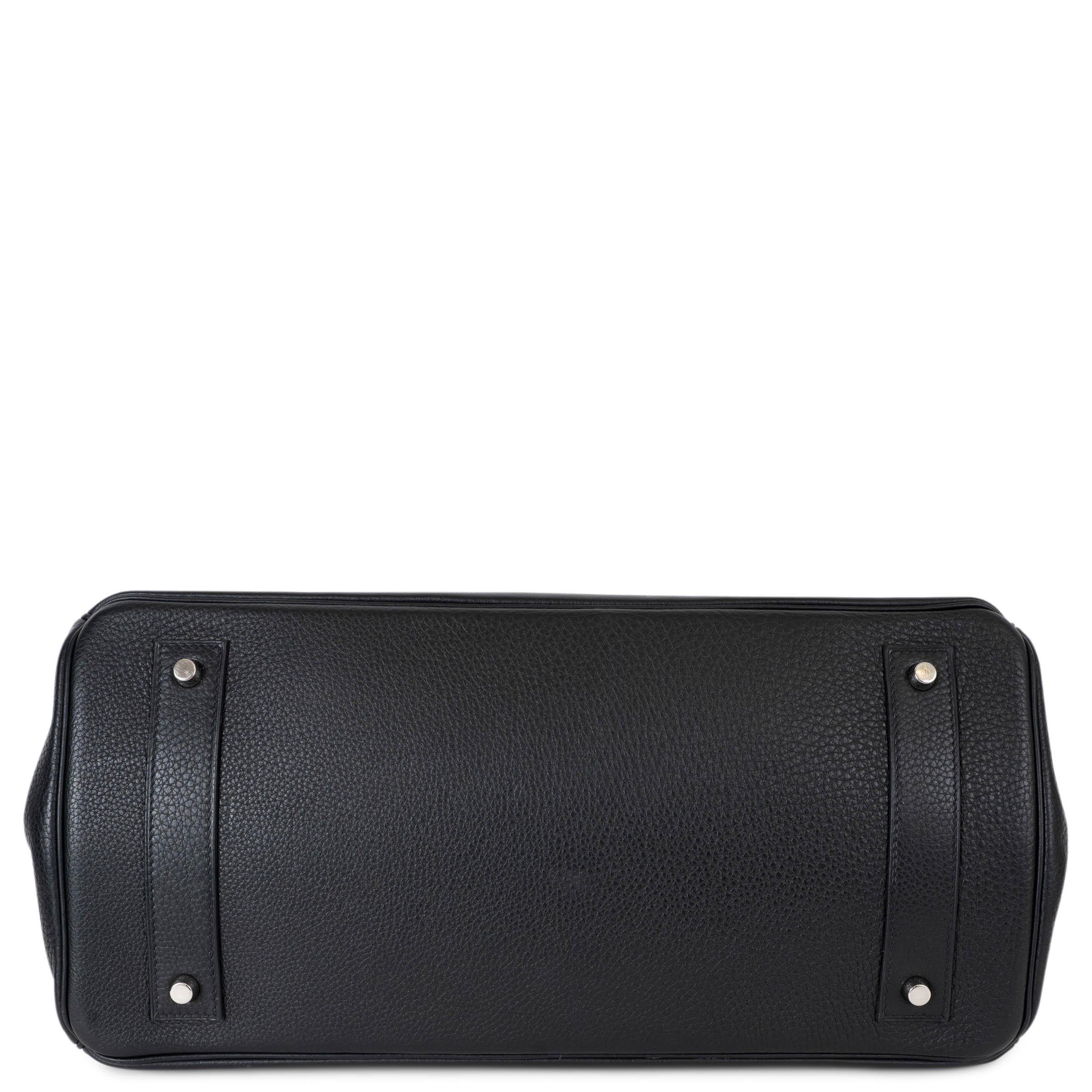 HERMES schwarz Clemence Leder JPG SHOULDER BIRKIN 42 Tasche Phw im Zustand „Hervorragend“ im Angebot in Zürich, CH