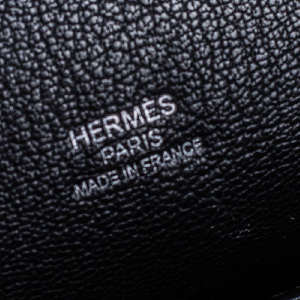 Hermes Black Clemence Leather Palladium Hardware Jypsiere 28 Bag 6
