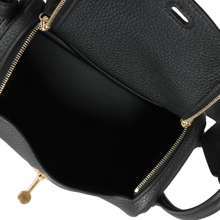 Hermes Mini Lindy Black Noir GHW, Women's Fashion, Bags & Wallets,  Cross-body Bags on Carousell