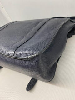 Hermes Black Clemence Steve Caporal 35 Messenger Bag