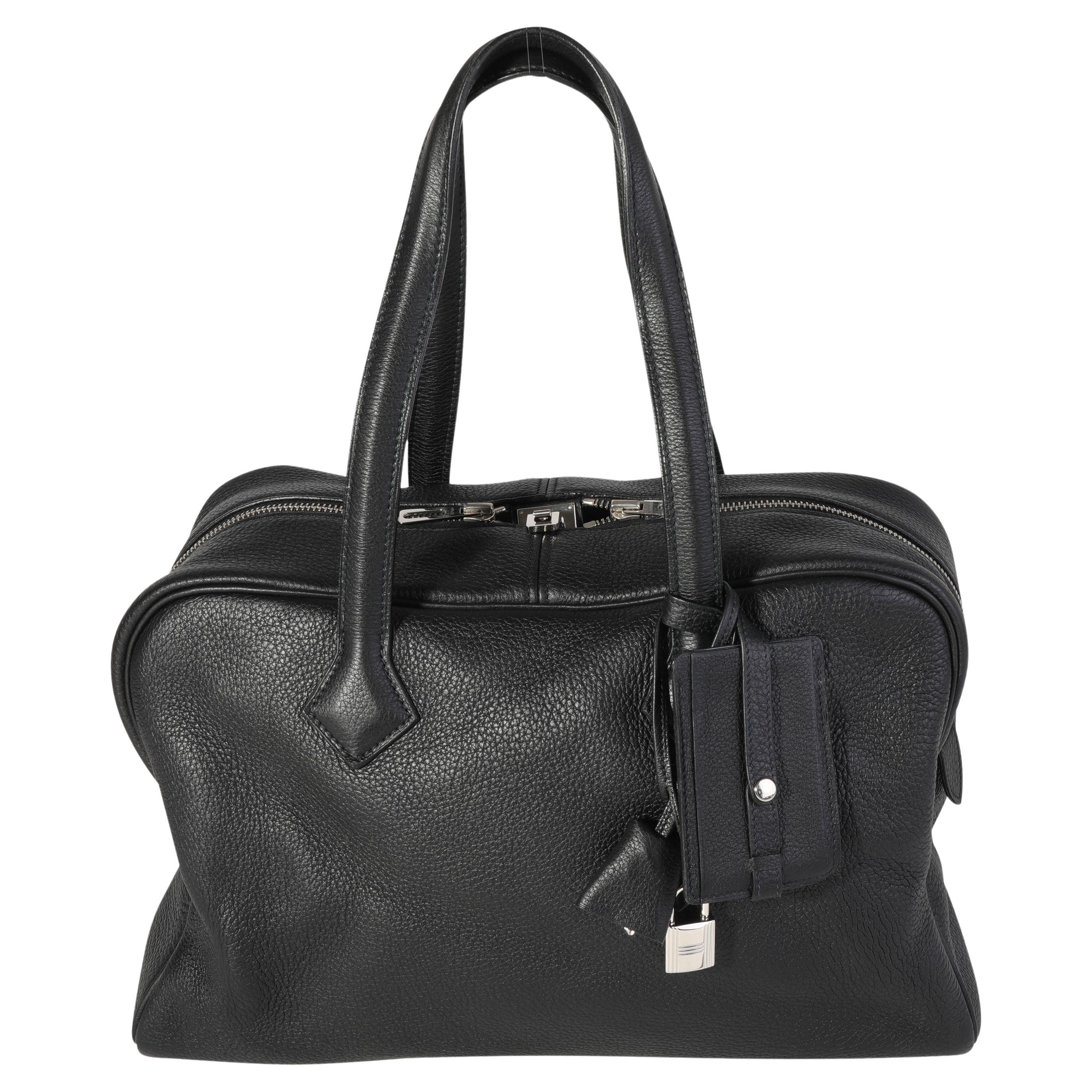 Hermès Victoria II Travel Bag 50 Clemence - taupe at 1stDibs | hermes ...