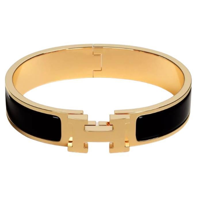 Hermes Black Clic H bracelet
