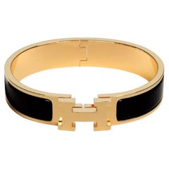 Hermes Black Clic H bracelet