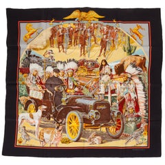 Hermès Black Concours d
Elegance Scarf