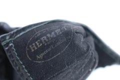 Hermès Black Constance Studded H Logo 31hr0627 Gloves