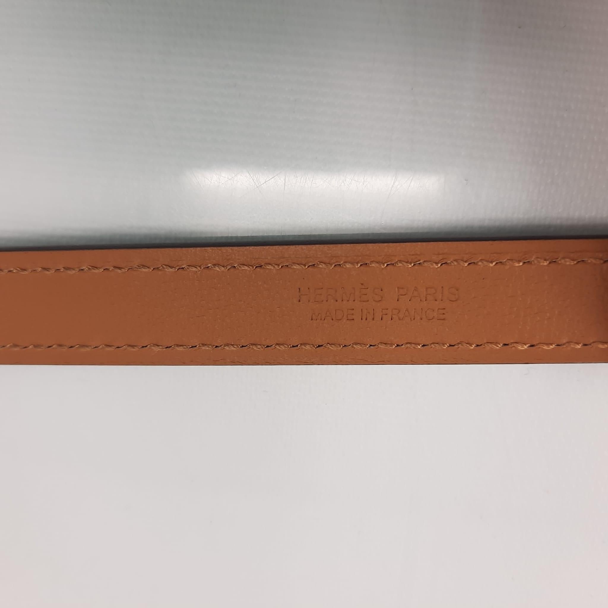 Hermes belt  Pop H  Guillochee Black Cowhide Leather Size 85  For Sale 2