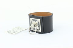 Hermès Black Creneau Cuff 19hz1009 Bracelet