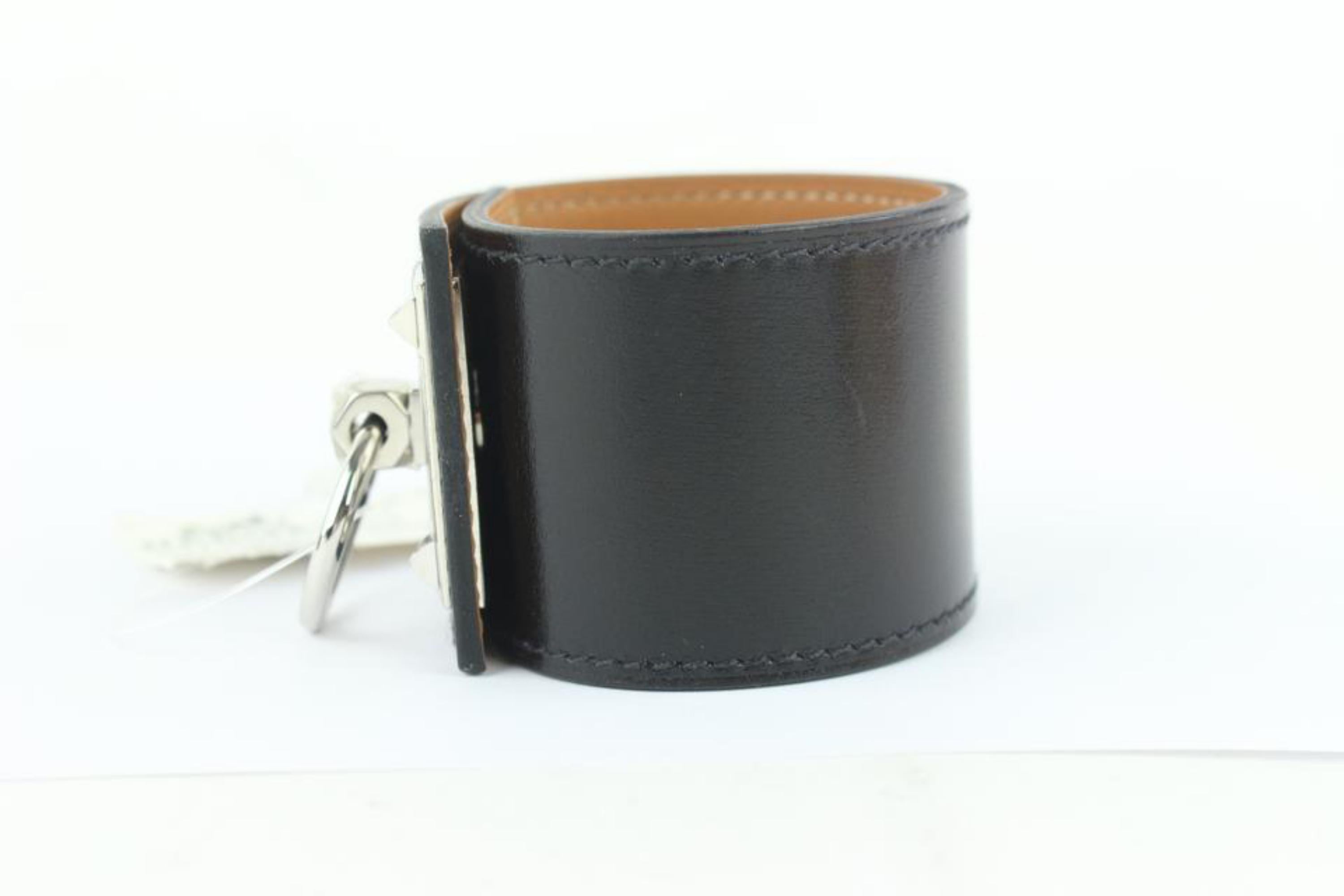Hermès Black Creneau Cuff 19hz1009 Bracelet For Sale 3