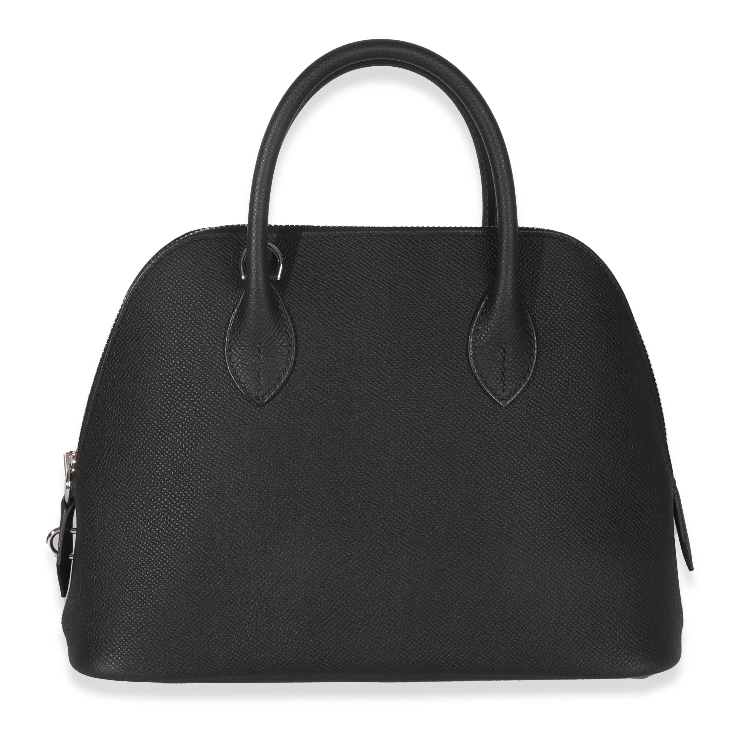 Listing Title: Hermès Black Epsom 1923 Bolide 25 PHW
SKU: Z149838
Condition: Pre-owned 
Handbag Condition: Pristine
Condition Comments: Item has no indication of wear. Final sale.
Brand: Hermès
Model: 1923 Bolide 25
Origin Country: France
Handbag