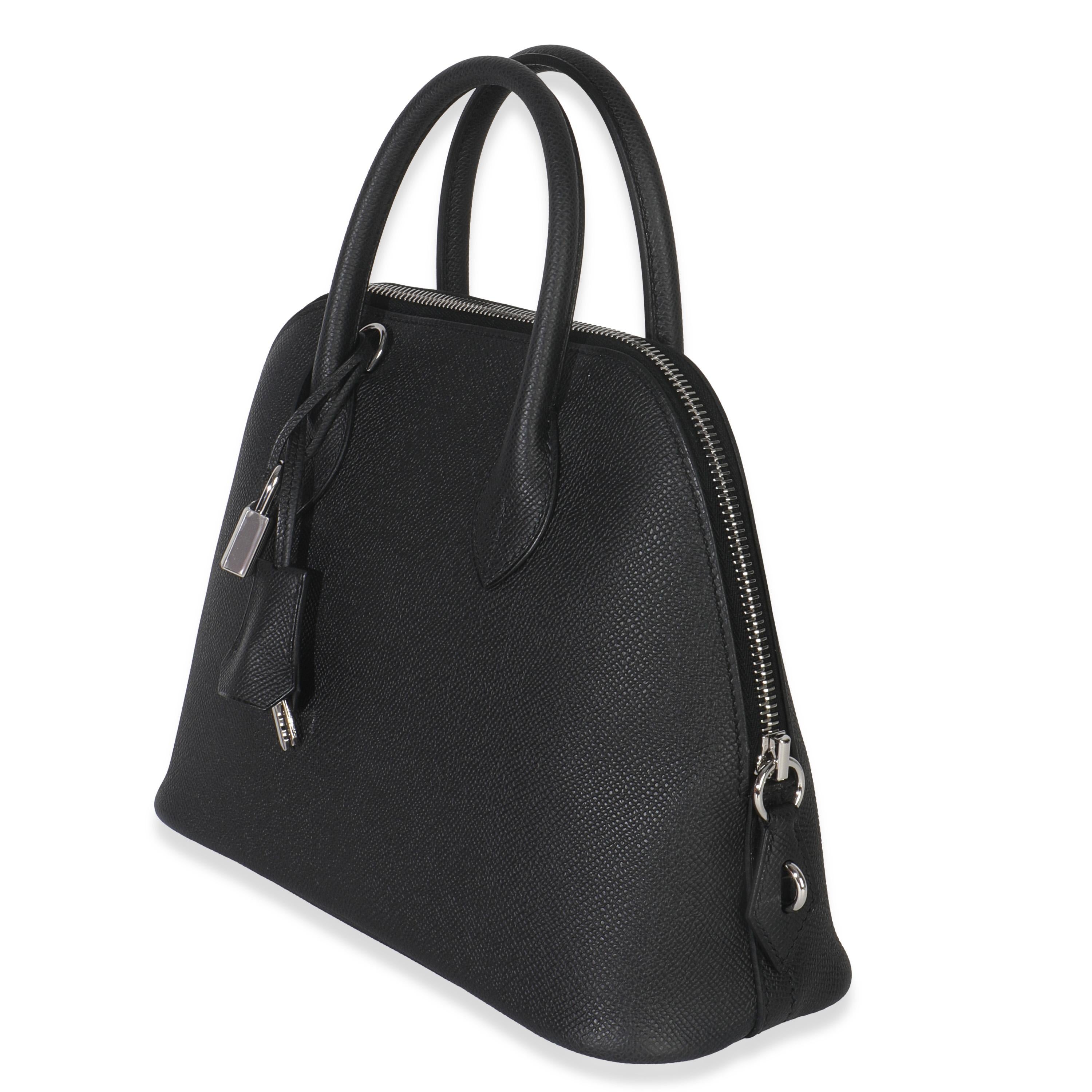 Hermès Black Epsom 1923 Bolide 25 PHW Neuf - En vente à New York, NY