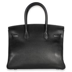 Hermès Black Epsom Birkin 30 PHW