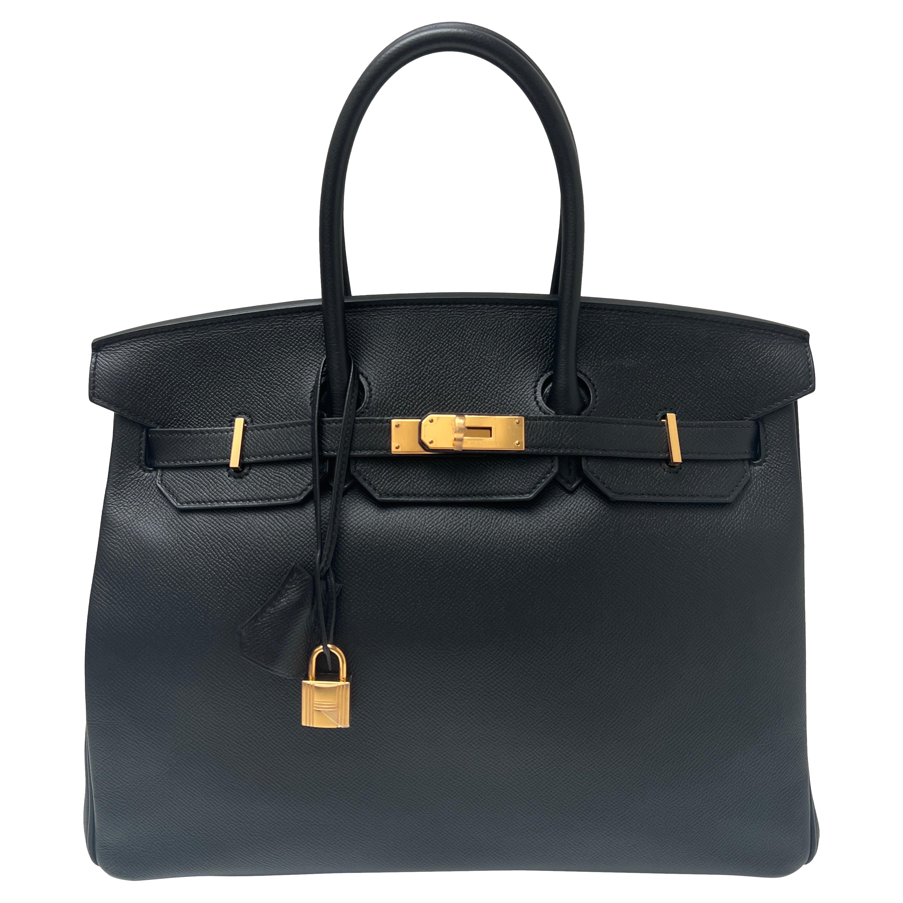 Bolso Hermes Epsom Birkin 35 Negro