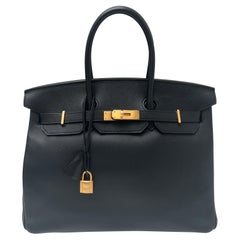 Bolso Hermes Epsom Birkin 35 Negro
