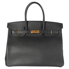 Hermès Schwarz Epsom Birkin 35 GHW