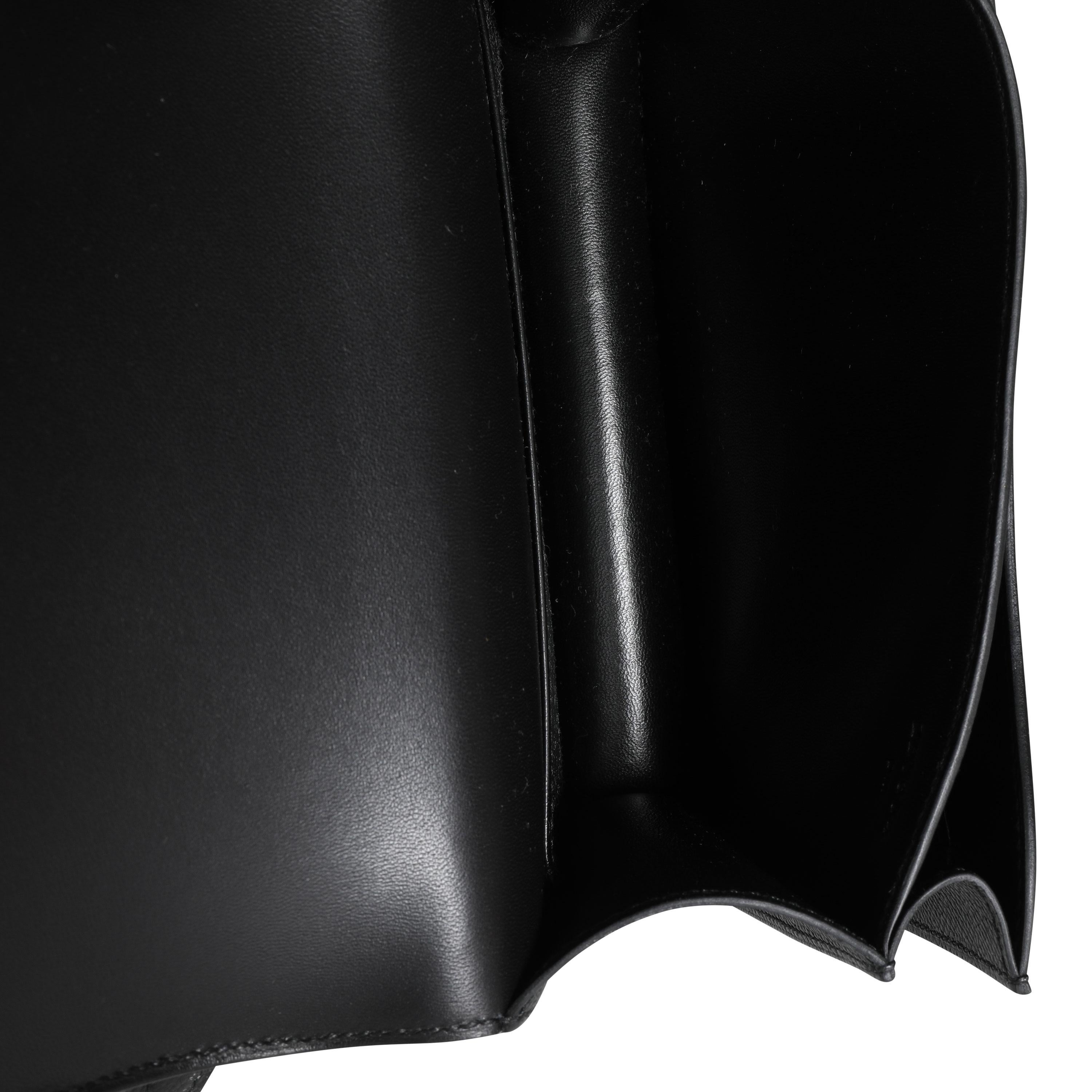 Hermès Schwarz Epsom Constance 18 RGHW 1