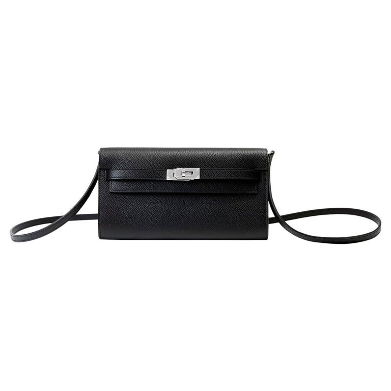 Hermès Black Epsom Kelly To Go Wallet For Sale at 1stDibs | kelly to go  black