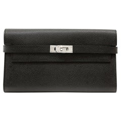 Hermès Black Epsom Kelly Wallet