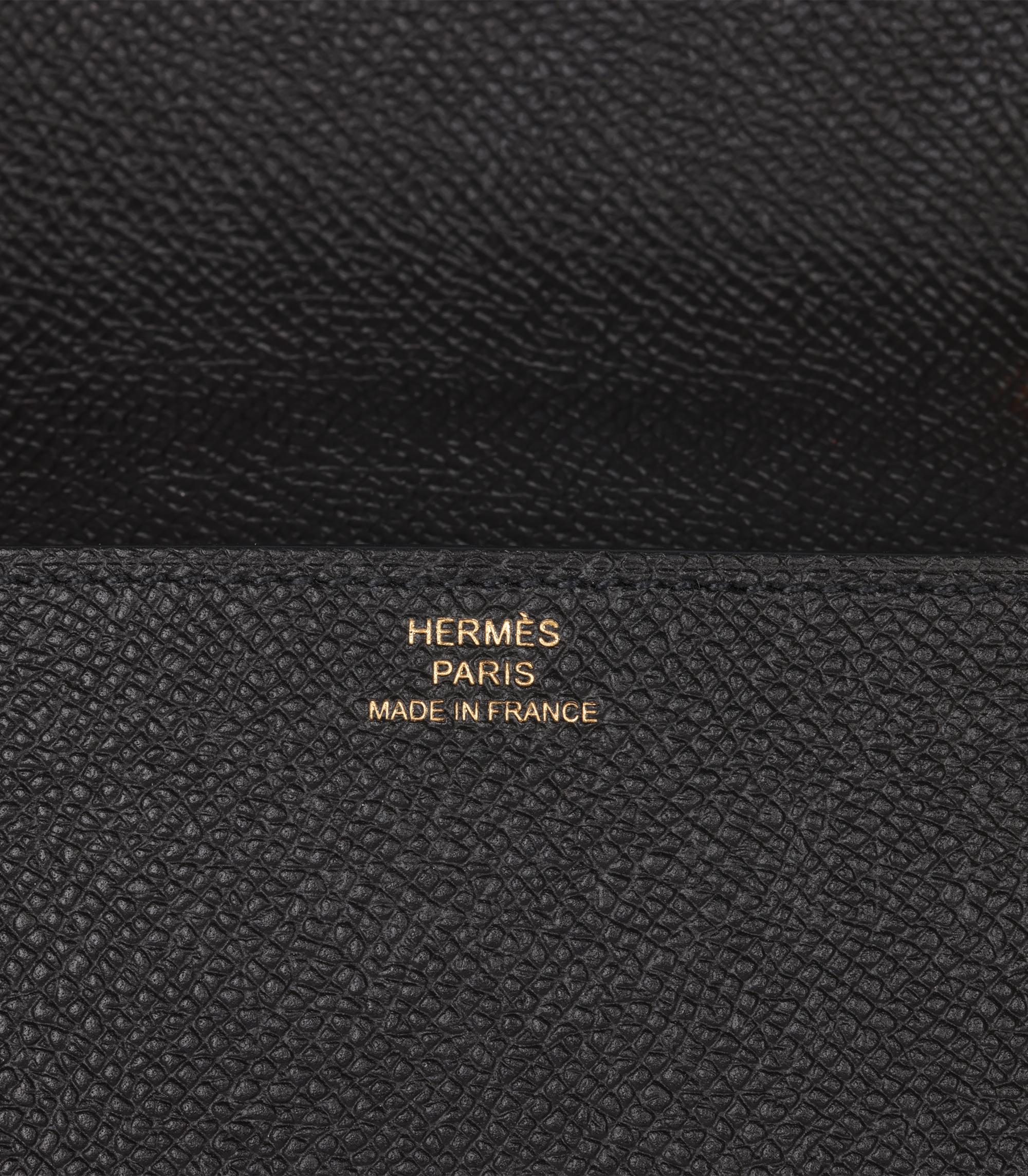 Hermès Black Epsom Leather Clic 16 In Excellent Condition For Sale In Bishop's Stortford, Hertfordshire