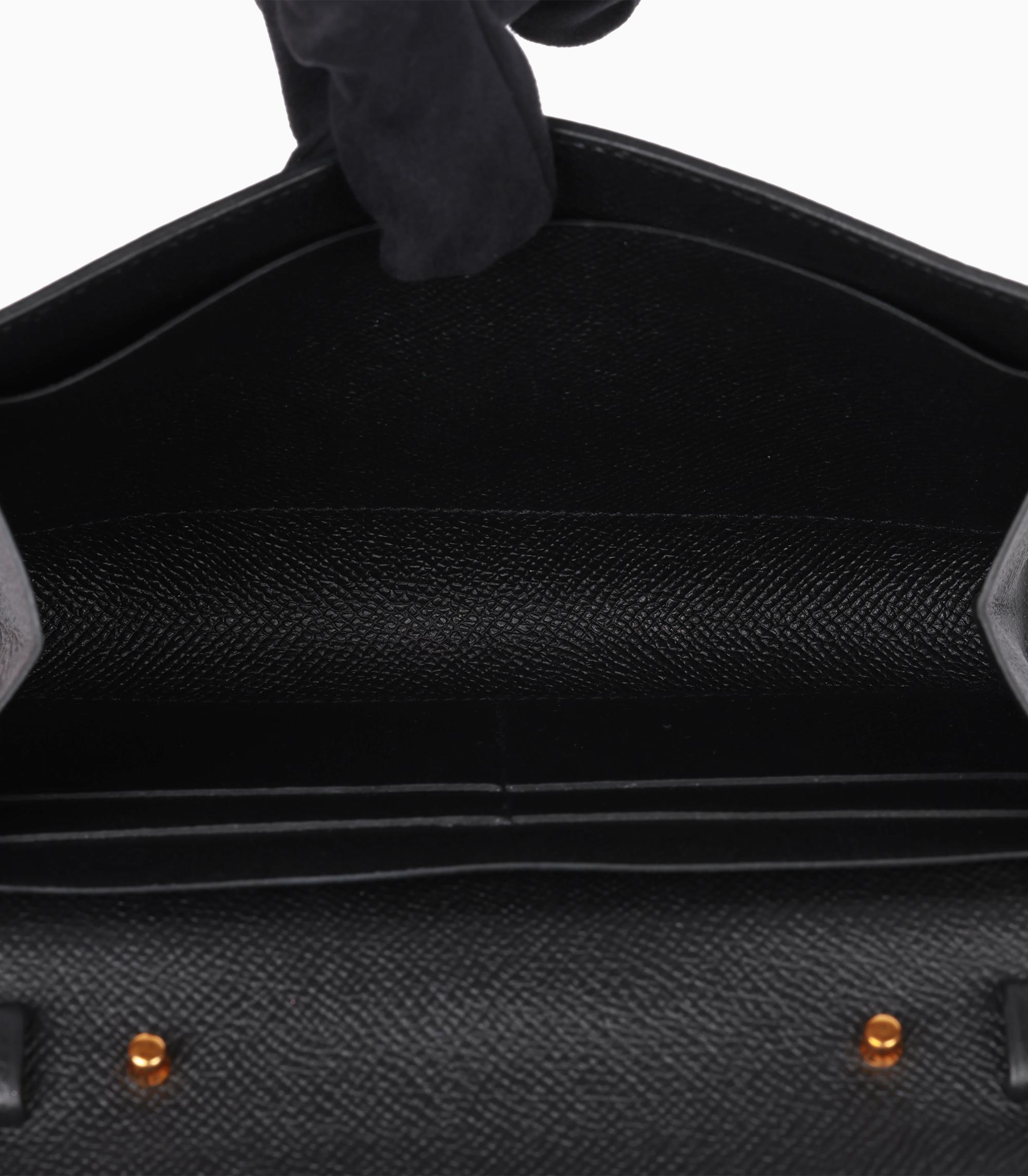 Hermès Black Epsom Leather Clic 16 For Sale 4