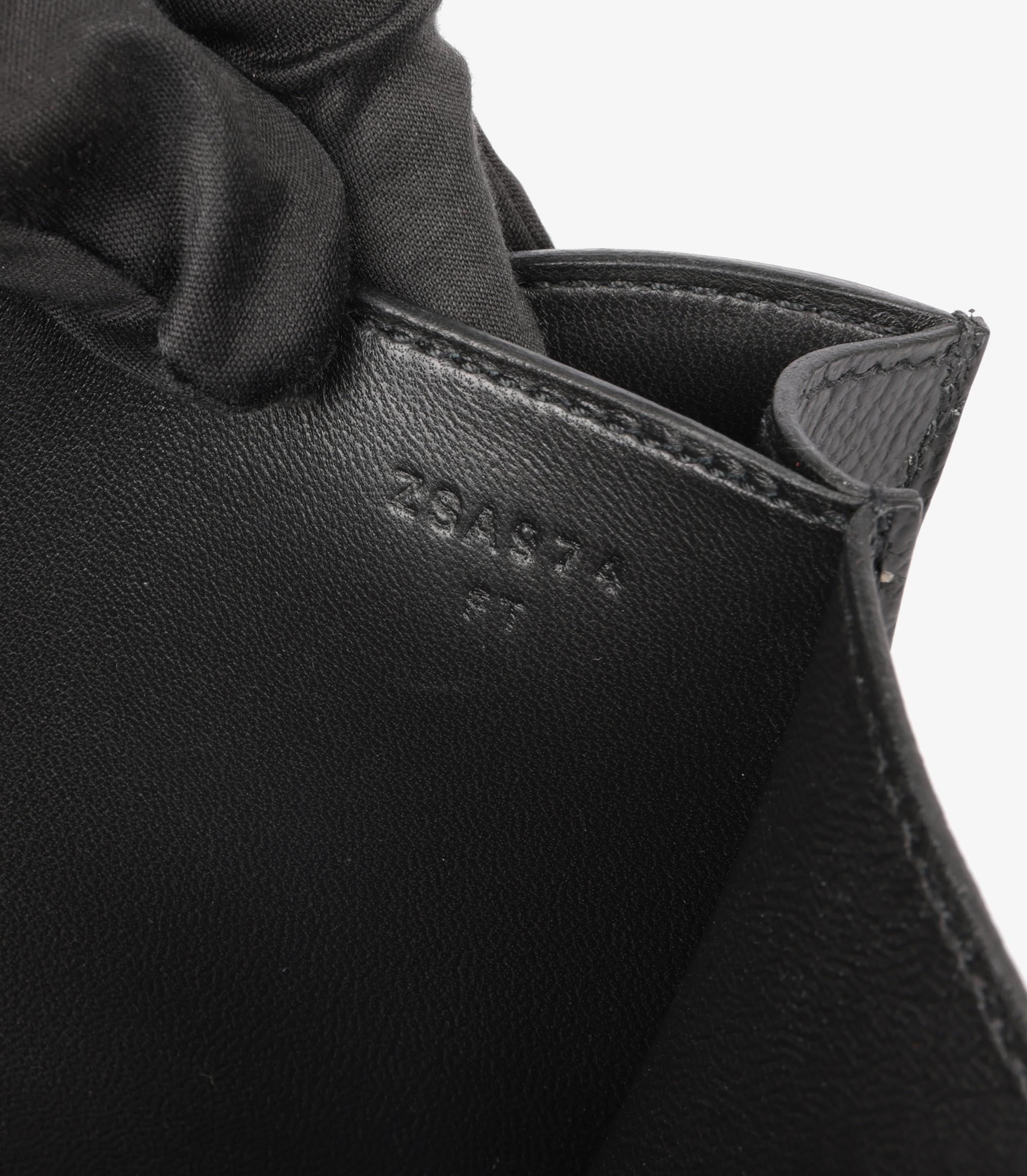 Hermès Black Epsom Leather Constance 18 5