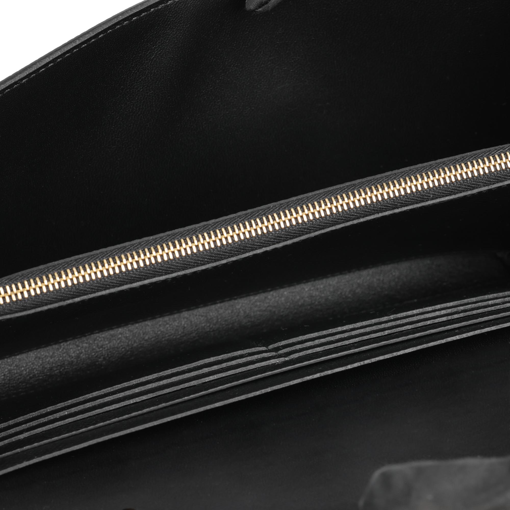 HERMÈS Black Epsom Leather Constance To Go Long Wallet 4