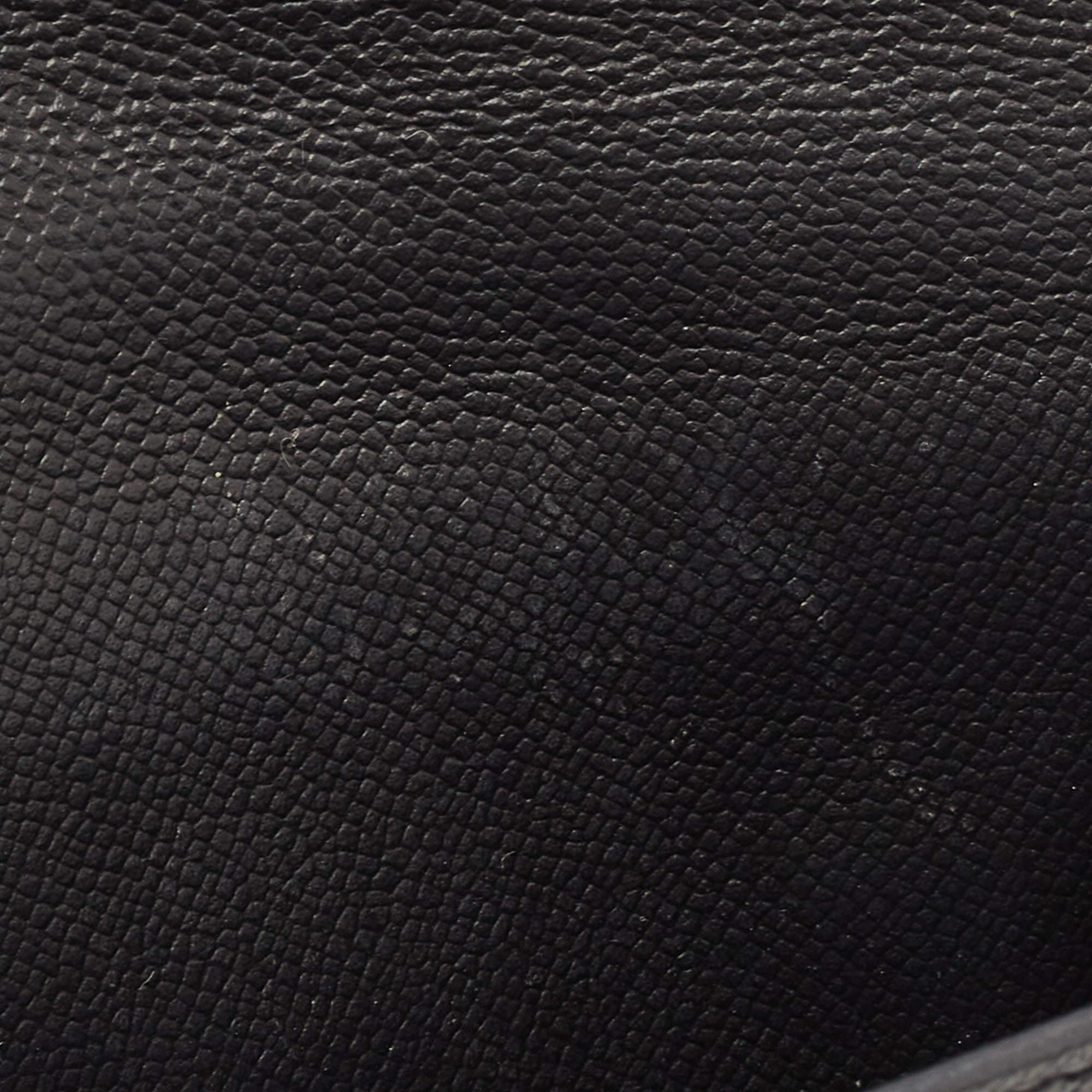 Hermes Black Epsom Leather Kelly Pocket Compact Wallet 6