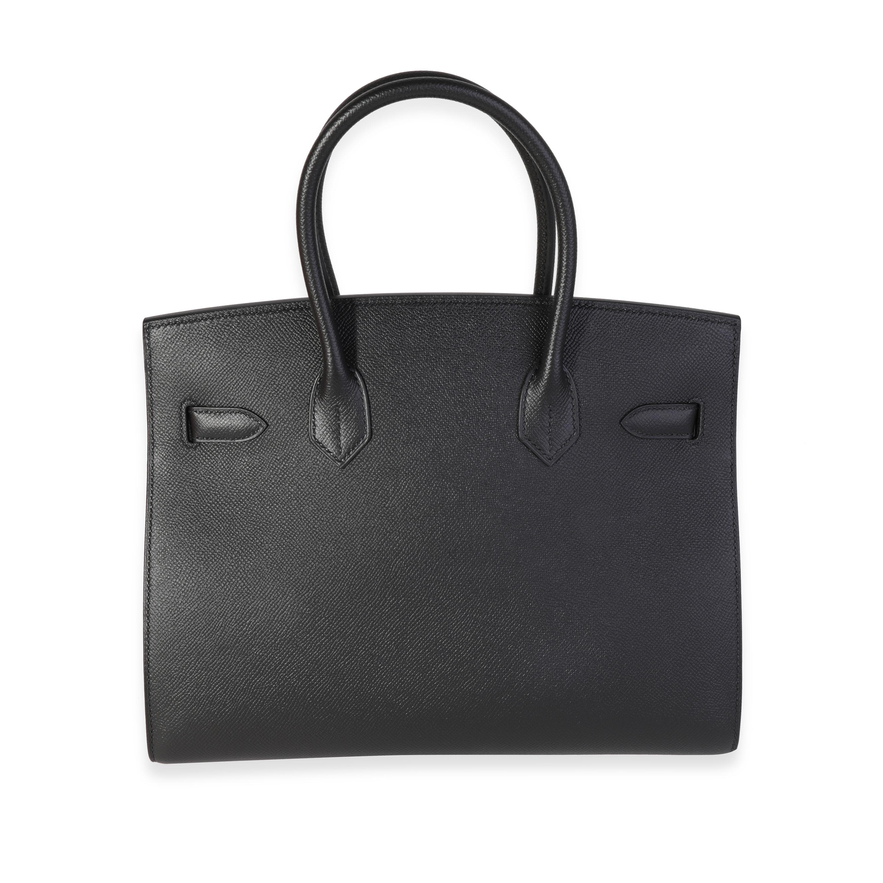 Hermès Black Epsom Sellier Birkin 30 GHW In Excellent Condition In New York, NY