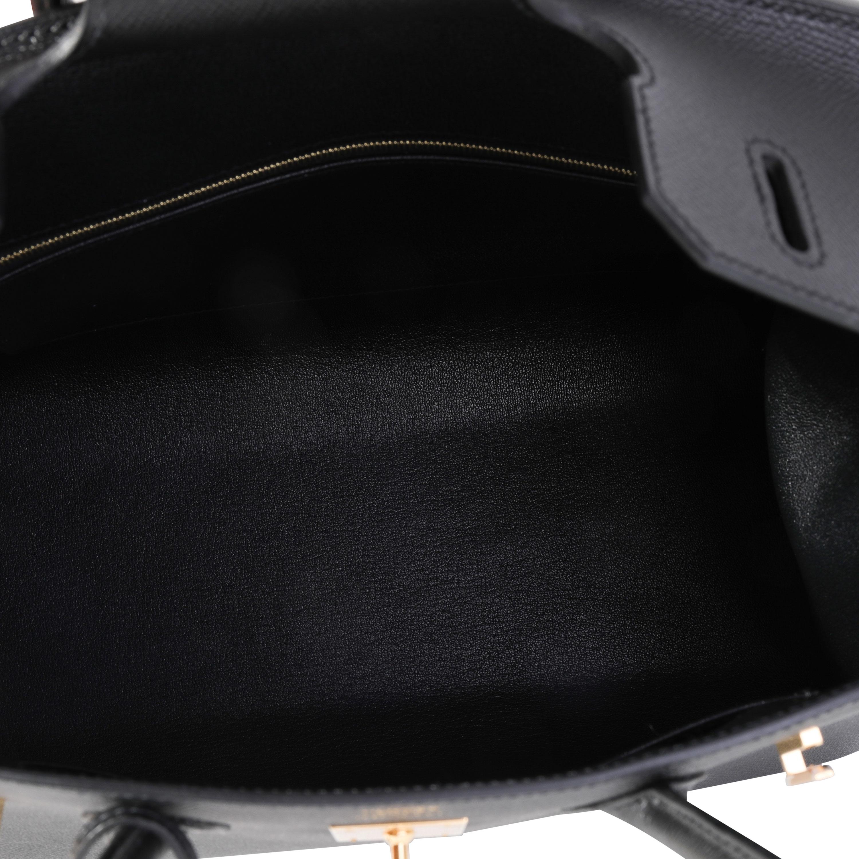 Donna Hermès Birkin Sellier nera Epsom 30 GHW