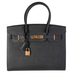 Hermès Black Epsom Sellier Birkin 30 GHW