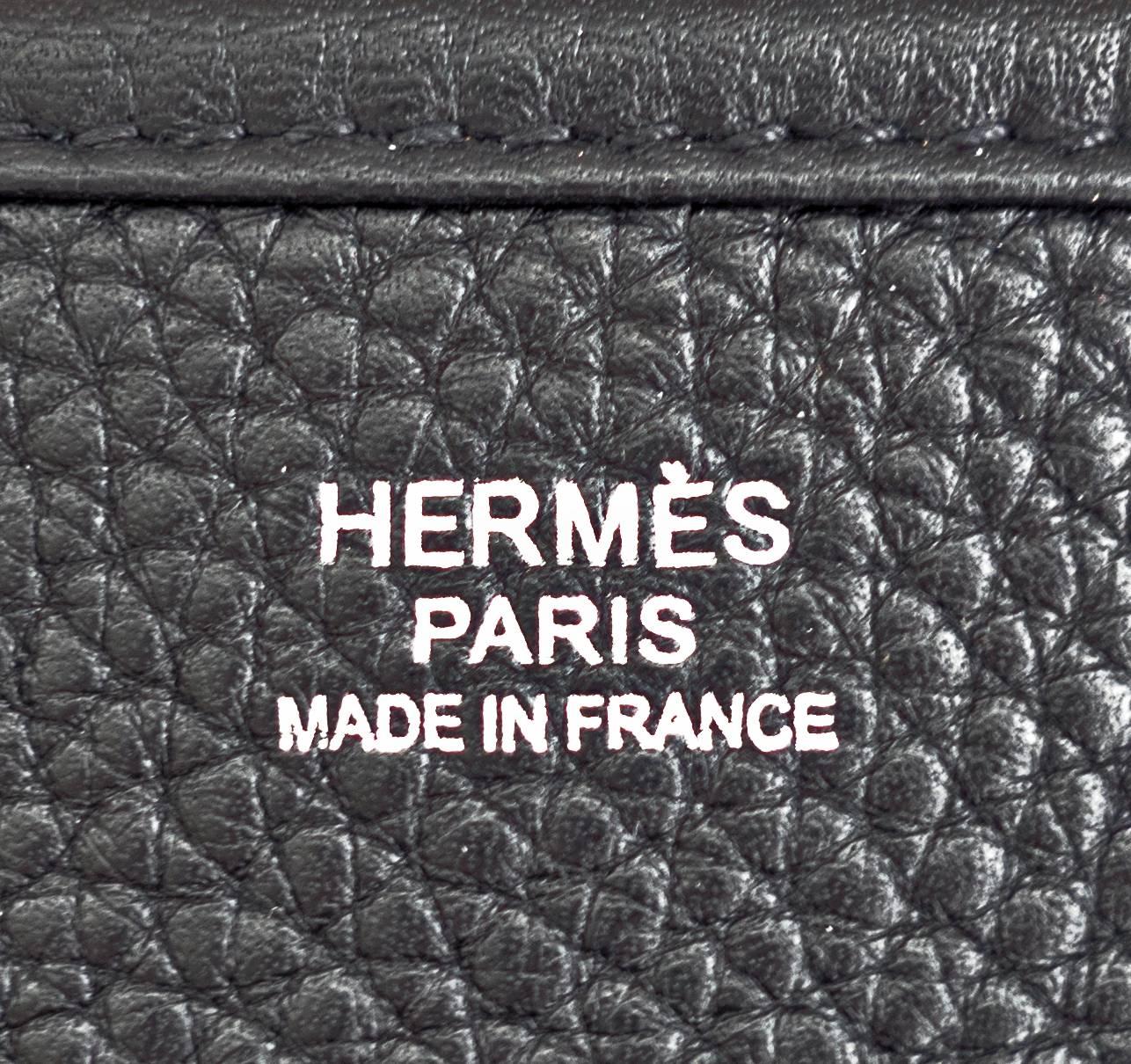 Hermes Black Evelyne GM Clemence 33cm Unisex Cross Body Messenger Bag Gift! 1