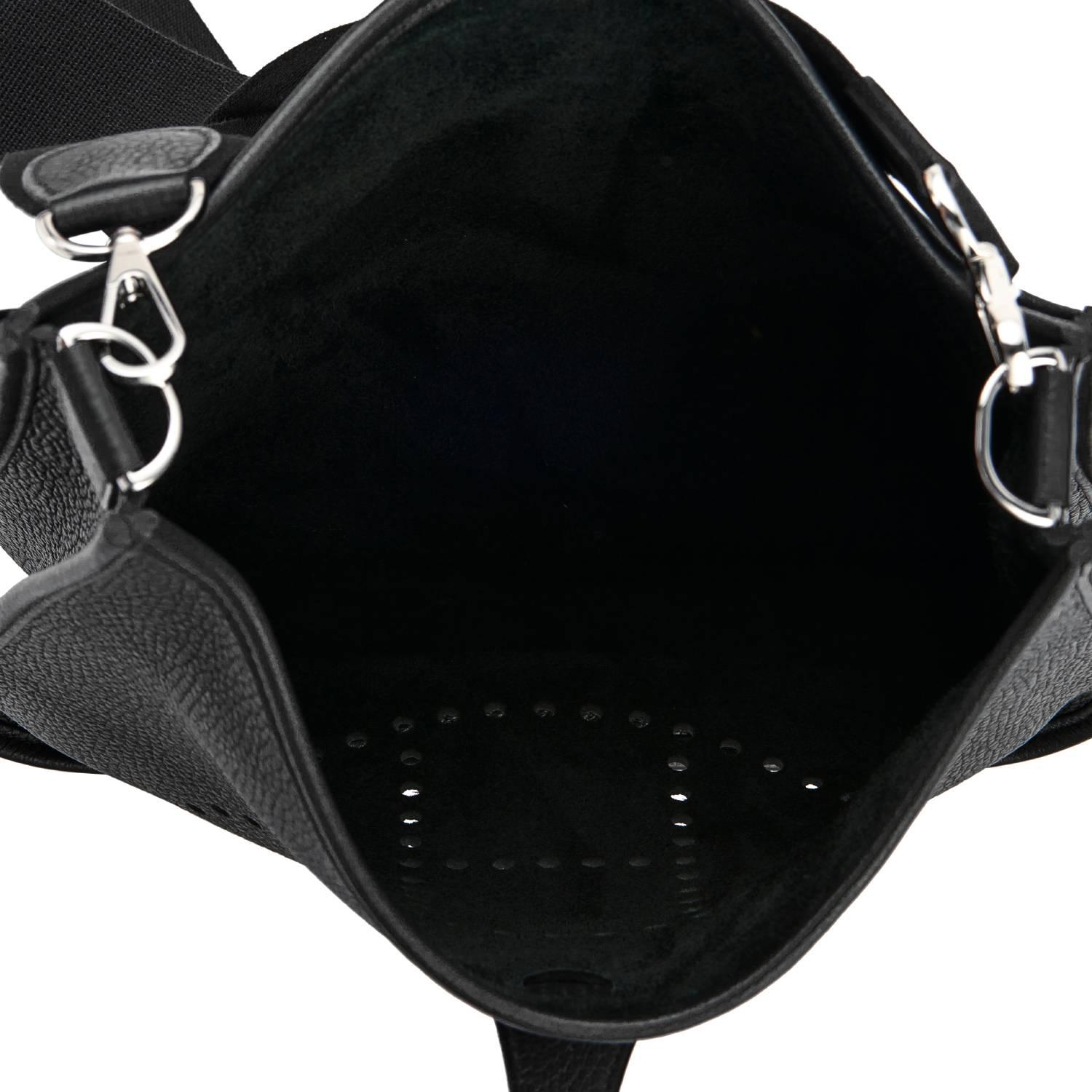 Hermes Black Evelyne III 29cm PM Cross-Body Messenger Bag NEW GIFT 3