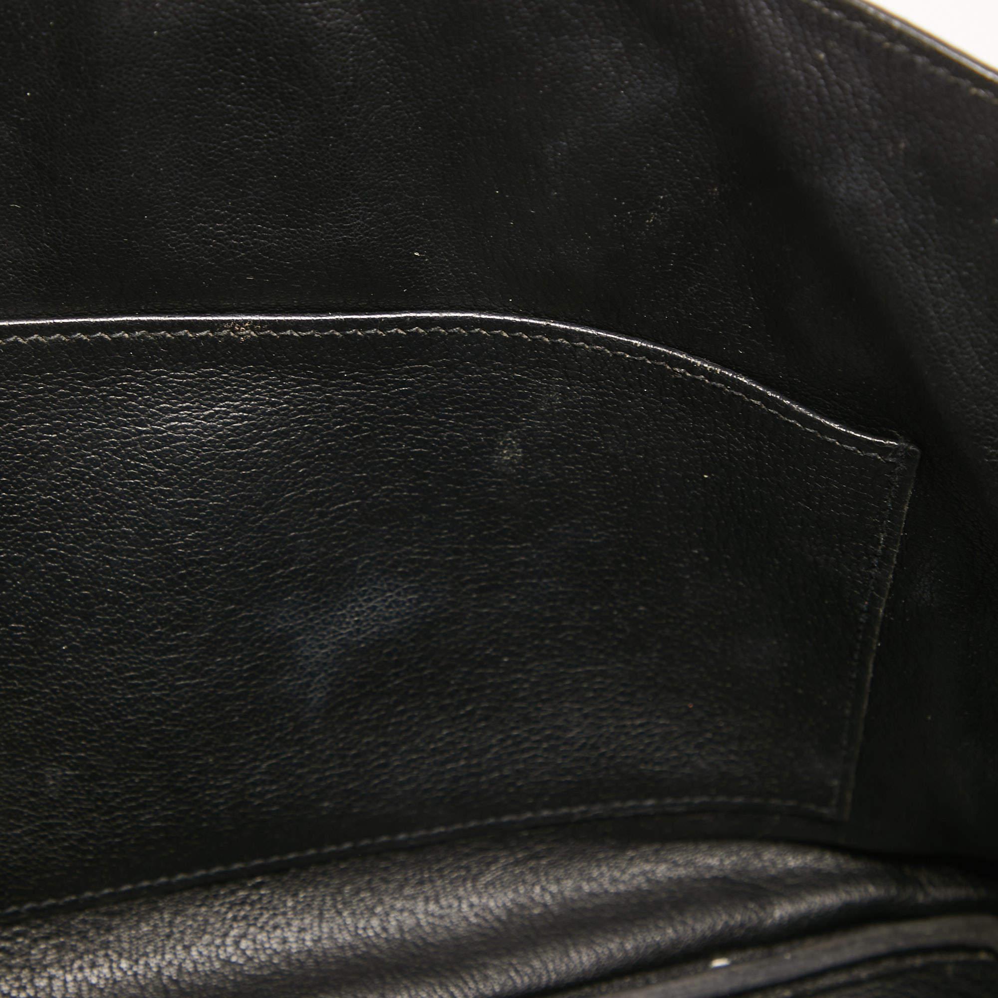 Hermès Black Evercolor Leather Palladium Finish Birkin 30 Bag 13