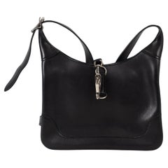 HERMES noir Evercolor cuir TRIM DUO 24 Sac à bandoulière Phw