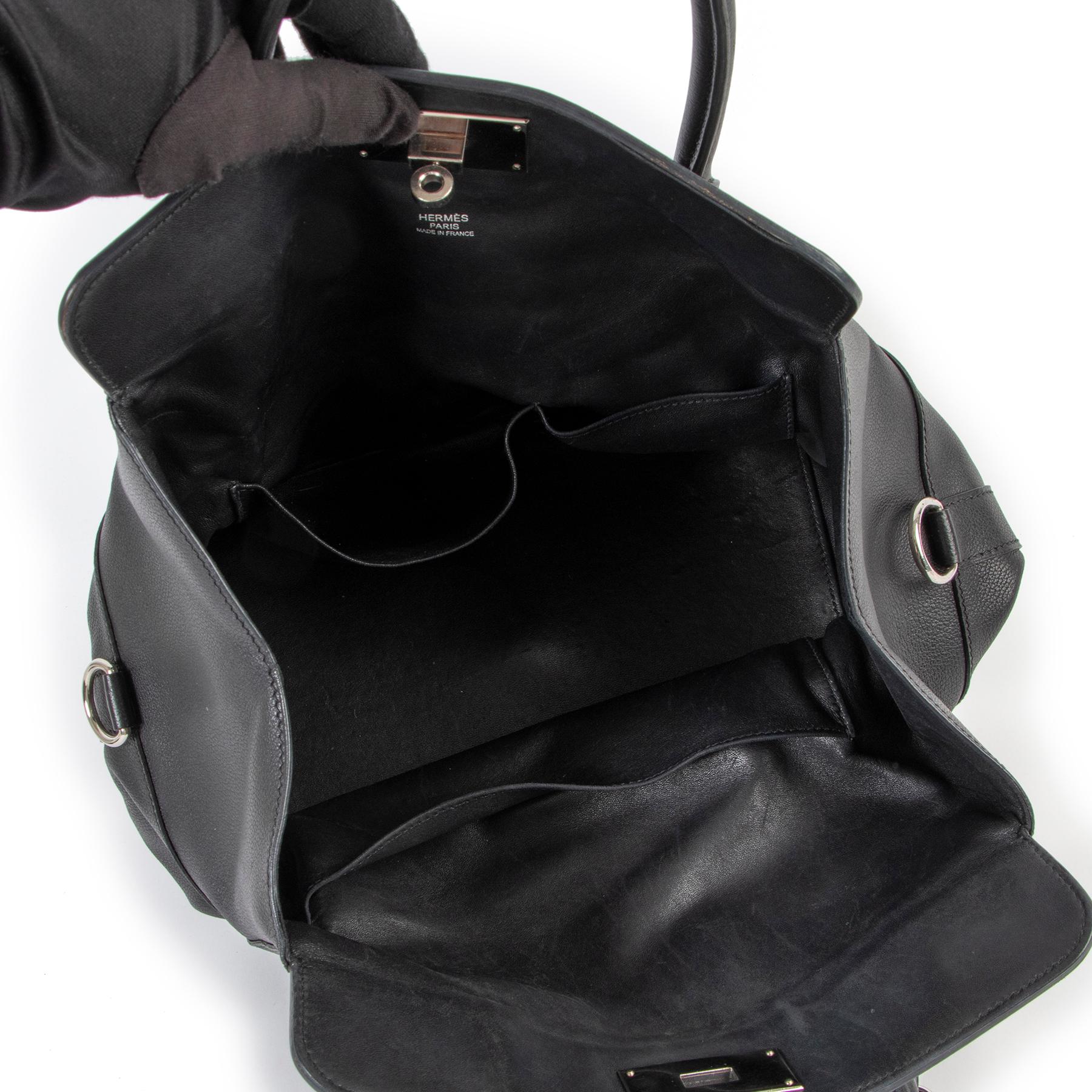 Hermès Black Evercolor Toolbox 26 Bag 1