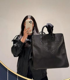 Hermès Black Evergrain Leather Hac a Relier Birkin 40cm HAC Retourne