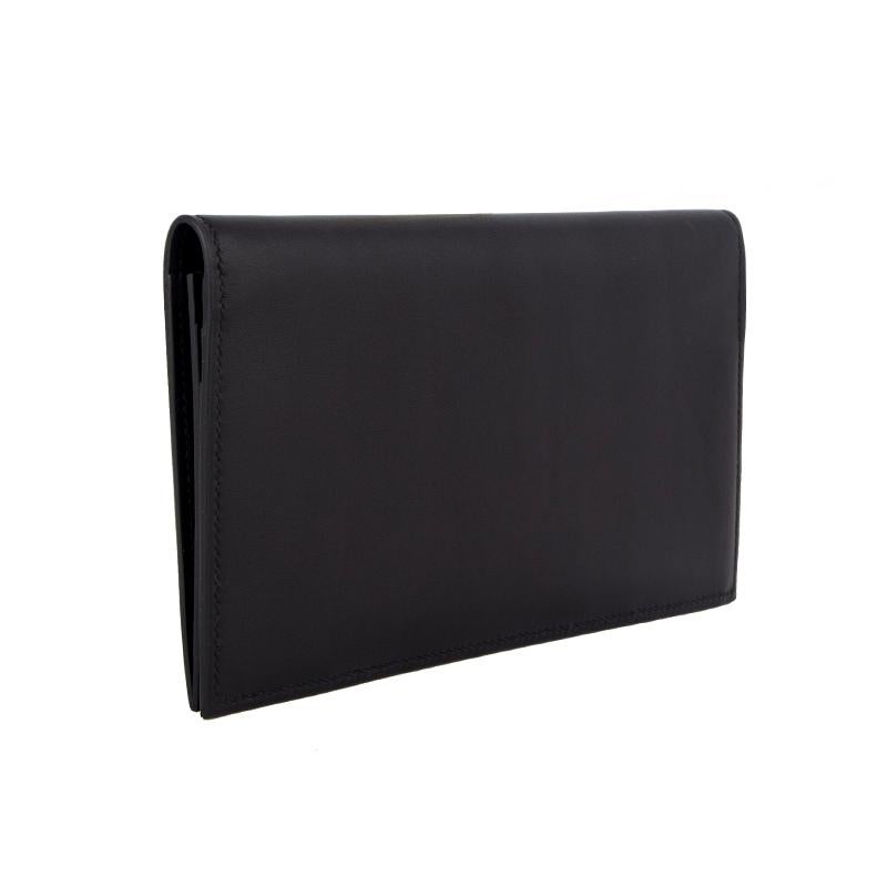 Hermès 'Citizen Long' wallet in black Veau Swift leather. Brand new. Comes with box.

Width 9.5cm (3.7in)
Height 17.5cm (6.8in)
