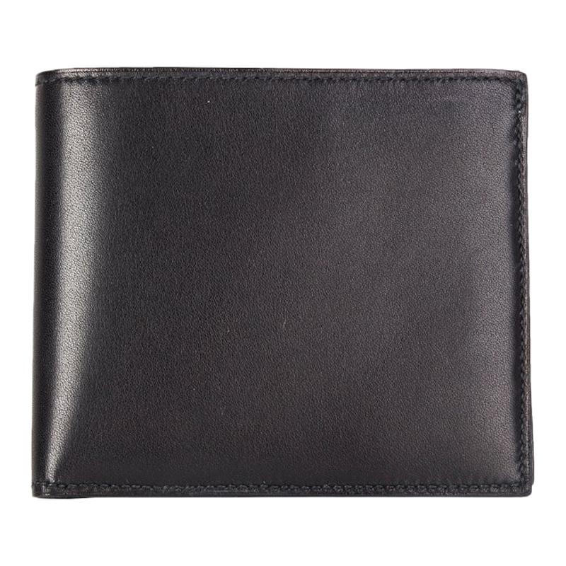 HERMES black Eversoft leather MC2 COPERNIC Men's Wallet