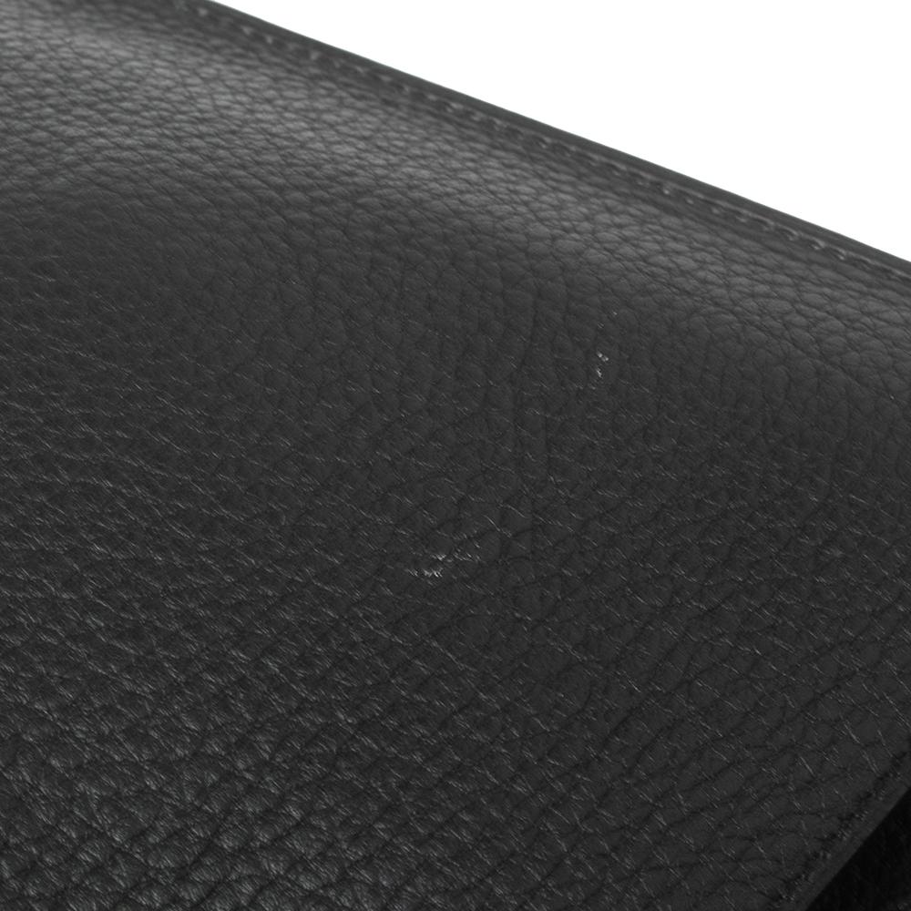 Hermes Black Fjord Leather Sac a Depeche 41 Briefcase Bag 1