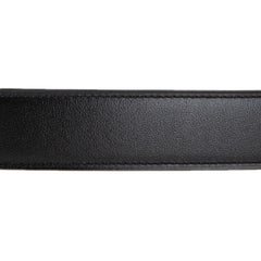 HERMES black Gold camel 32mm Reversible Belt Strap 75 Box / Togo leather